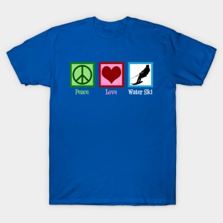 Peace Love Water Ski T-Shirt